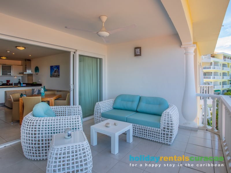 Schöne Wohnung mit Balkonblick auf Curacao