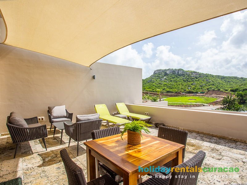 Mieten Sie eine Wohnung auf Curacao mit einer geräumigen Terrasse