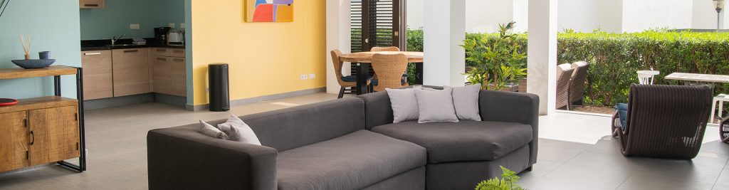 Schöner Bungalow für 4 Personen im ruhigen Gartenbereich des Blue Bay Resorts.

Sie können den großen Gemeinschaftspool des Gartens nutzen und haben freien Zugang zum Strand von Blue Bay.