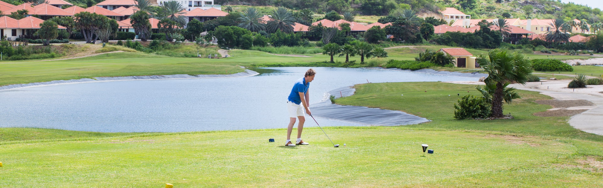 Ferienhäuser auf Curacao in der Nähe des Golfplatzes